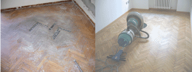 levigatura parquet